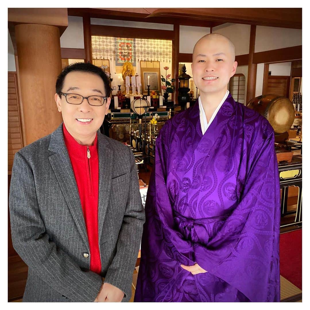 さだまさしさんのインスタグラム写真 - (さだまさしInstagram)「百観音明治寺、草野住職と📸 今年も節分祭 無事にお開き❣️ おめでとうございます。 . #草野榮雅 #百観音明治寺  #節分祭 #さだまさし #sadamasashi」2月4日 13時48分 - sada_masashi