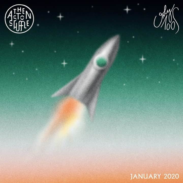 ジ・アストン・シャッフルのインスタグラム：「new year ~ new art ~ new jams link in bio!」