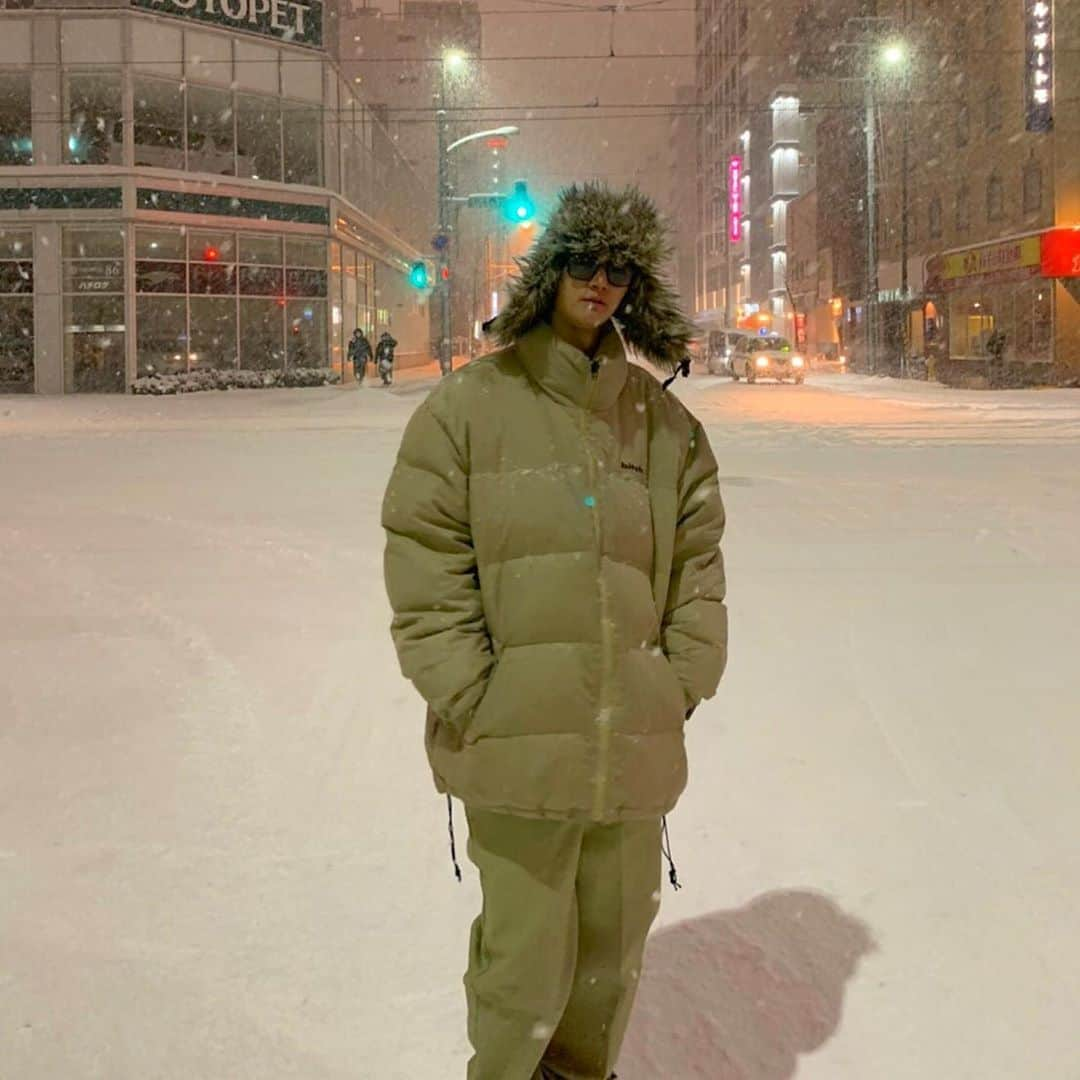 新井雄大のインスタグラム：「これでも今年は札幌は雪が少ないらしいよ」