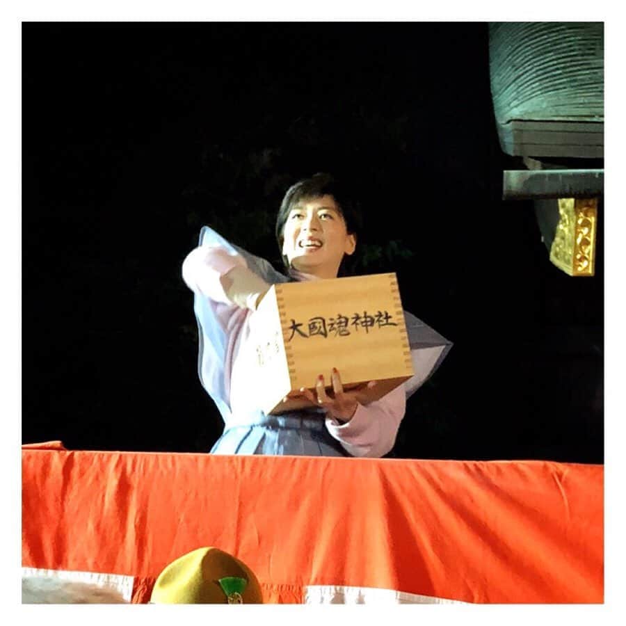中山忍さんのインスタグラム写真 - (中山忍Instagram)「福はうち✨  節分  府中の大国魂神社さんにて 豆まき式に参加させて頂きました  みなさまに たくさんたくさん 良いことがありますように✨  高安関 六角精児さんと ご一緒させて頂きました😊  #大国魂神社 #節分祭 #豆まき式 #高安関 #六角精児 さん」2月4日 19時33分 - _shinobu_nakayama_