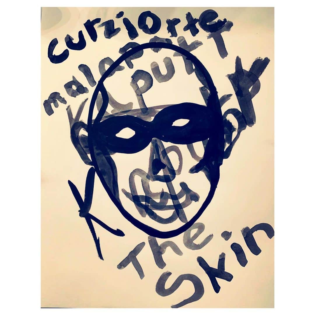マット・ディロンさんのインスタグラム写真 - (マット・ディロンInstagram)「#curziomalaparte Italian author #kaputt #theskin drawing M.Dillon」2月4日 21時16分 - mattdillon