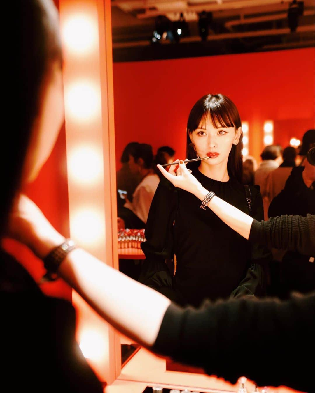 鈴木えみさんのインスタグラム写真 - (鈴木えみInstagram)「@yslbeauty “ROUGE VOLUPTE ROCK’N SHINE” LAUNCH EVENT #ルージュヴォリュプテロックシャイン 2月5日全国発売💄 #YSLBEAUTY」2月4日 21時23分 - emisuzuki_official