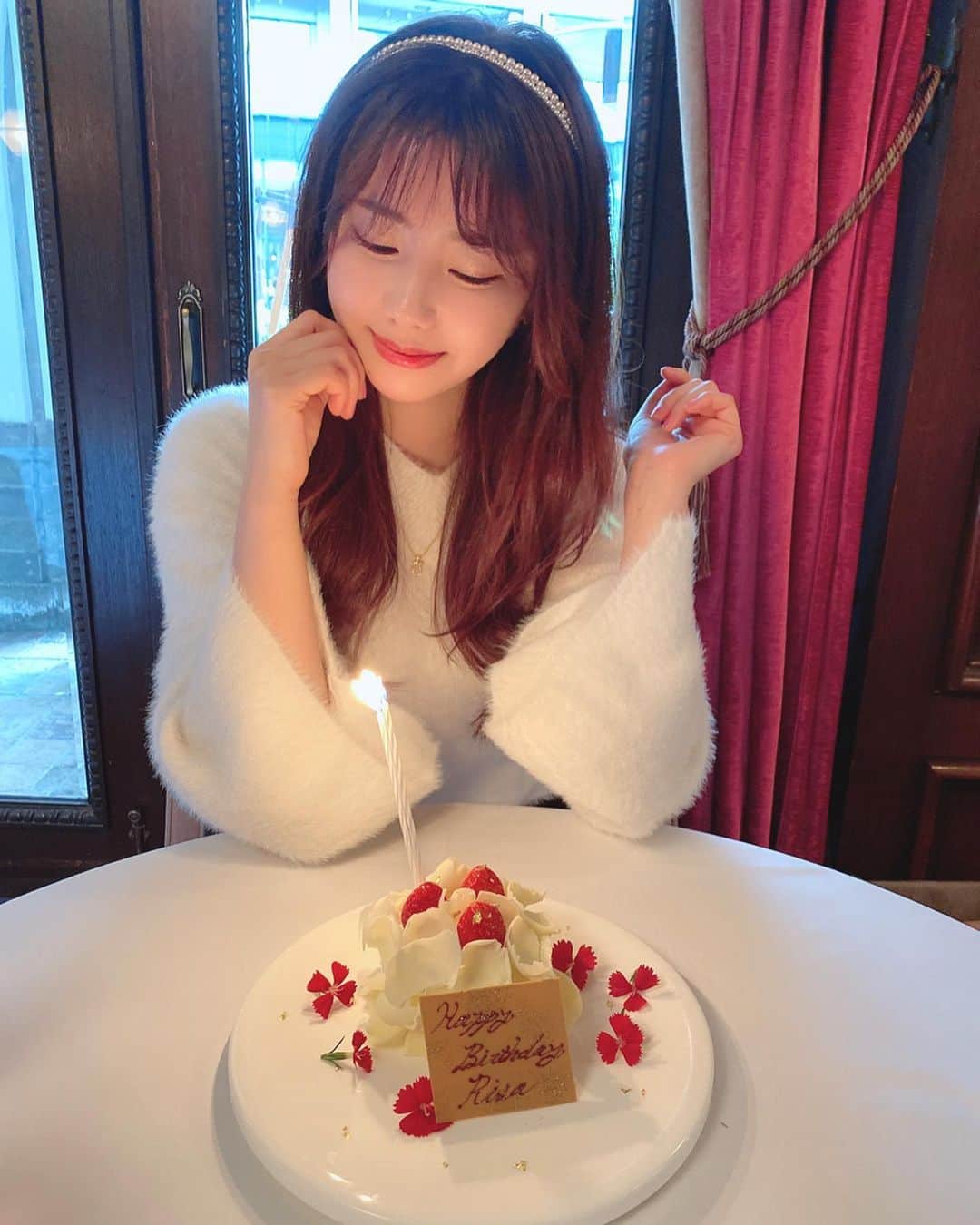 内藤理沙さんのインスタグラム写真 - (内藤理沙Instagram)「* * 今年はたくさんお祝いしてもらいました🎂 こんな私をこれからもよろしくお願いします🥰 * #birthday #lamaisonkioi」2月4日 22時10分 - risa_naito_official