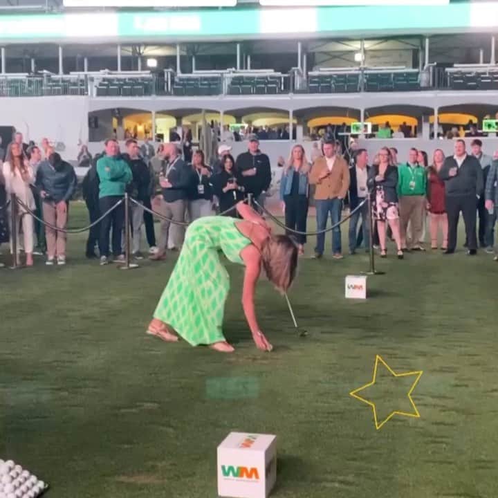 のインスタグラム：「Wow! What an incredible week @wmphoenixopen From hitting a shot in the dark on 16, a shot at glory on 16, commercials, photo shoots, and hanging with my @wastemanagement and CAA friends!! THANK YOU!! Can’t wait for next year! #countdownison」