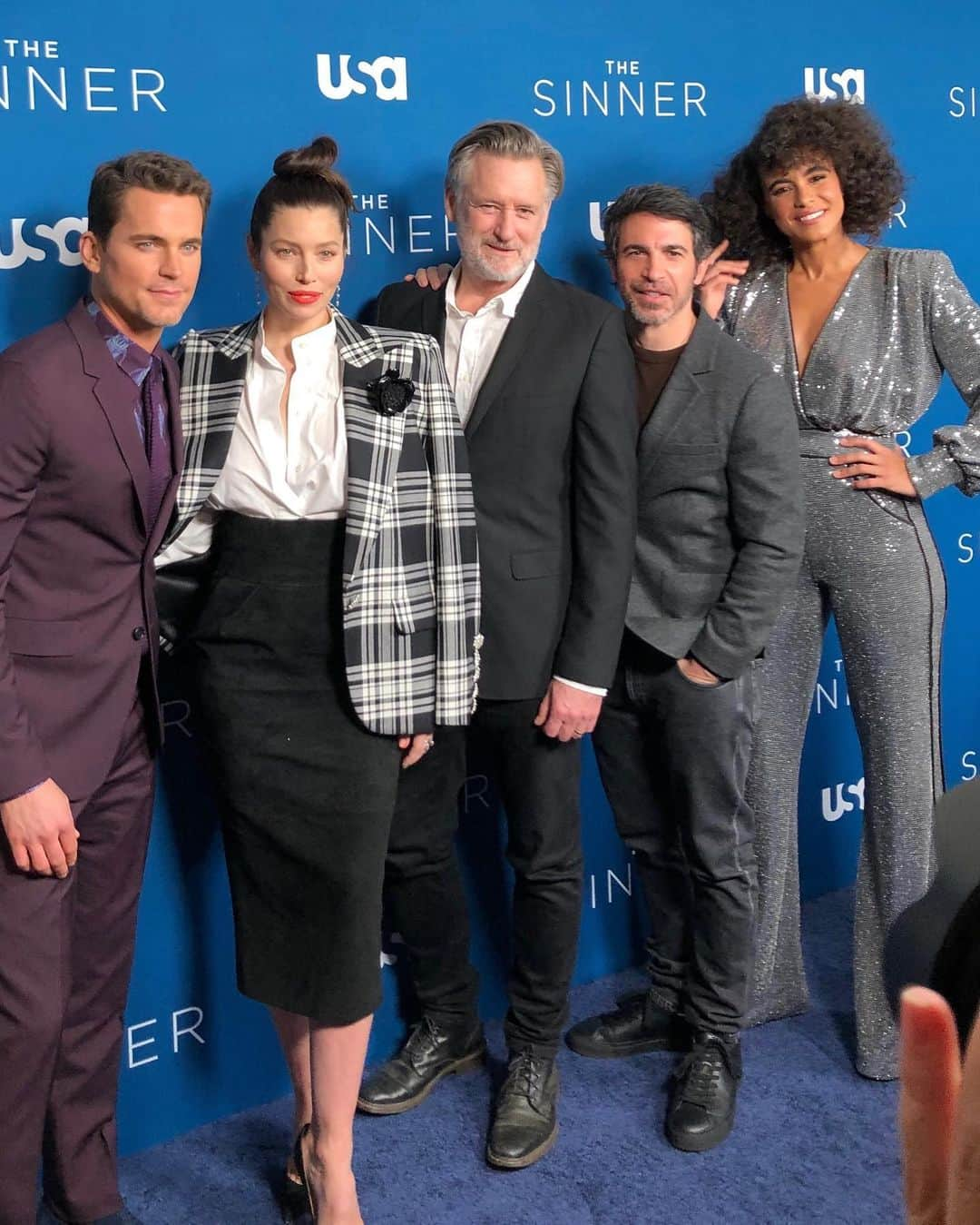 ジェシカ・ビールさんのインスタグラム写真 - (ジェシカ・ビールInstagram)「Loved seeing @thesinnerusa fam last night to celebrate Season 3! Can’t wait for the world to see you guys in action @mattbomer #billpullman #chrismessina @parisafitzhenley 🖤」2月5日 1時44分 - jessicabiel