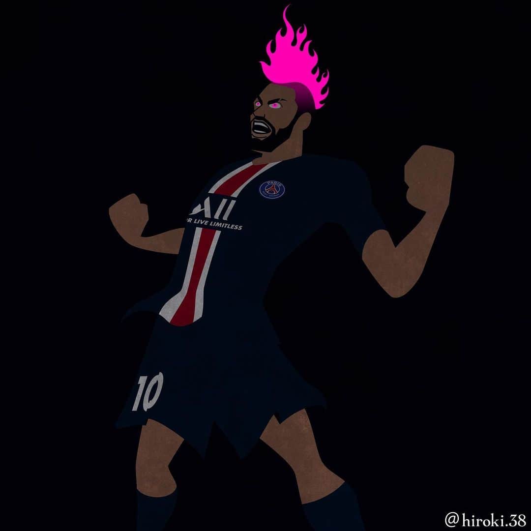 Hiroki 38さんのインスタグラム写真 Hiroki 38instagram 神化 Evolution ネイマール Psg パリサンジェルマン ドラゴンボール スーパーサイヤ人 ゴッド ブラジル サッカー サッカーイラスト ピンク Footballplayer Soccerplayer Illustrator