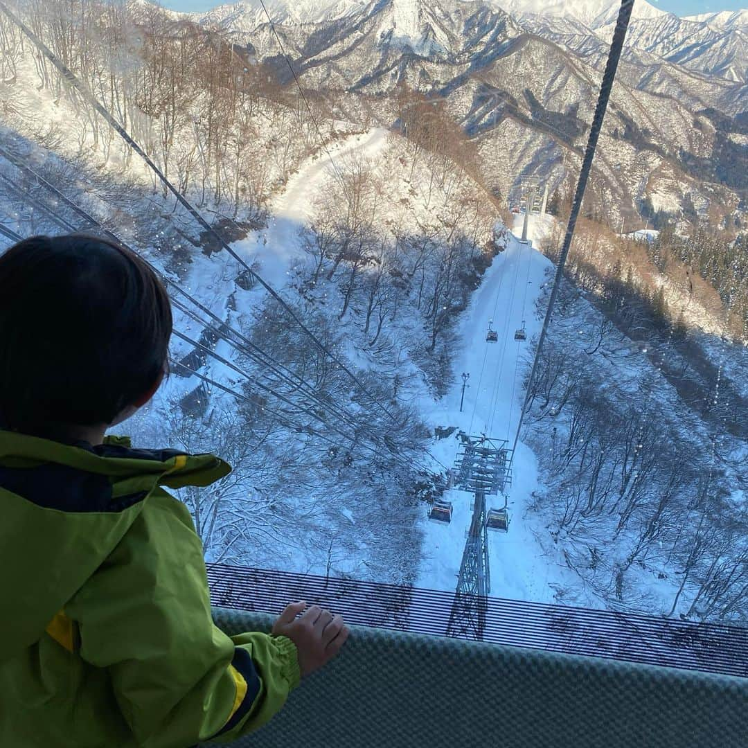 横峰沙弥香さんのインスタグラム写真 - (横峰沙弥香Instagram)「まめ5歳のバースデー旅行🎂 雪があるところで遊びたい！というまめの希望により スキー場デビュー🎿 たくさん遊んでお腹が空いたゆめこはカレーをほとんど1人で食べていました😳 スキー場のカレーってどうしてあんなに美味しいんだろう いつ食べても人生で1番美味しい……って思う😆 #まめちゃん #ゆめこ #兄妹 #こども #家族 #きょうの息子 #きょうの娘 #絵日記 #イラスト #procreateapp #conceptapp #ipadpro #applepencil」2月5日 8時27分 - sayakayokomine