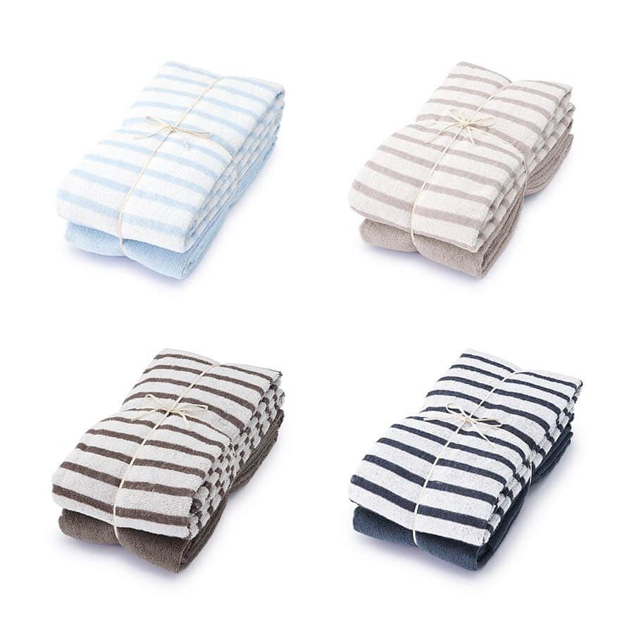無印良品さんのインスタグラム写真 - (無印良品Instagram)「【新商品】綿パイルタオルセット - ボーダー柄に織り上げたタオルと、無地のタオルの2枚セットです。洗い替えに最適です。 フェイスタオルとバスタオル、各4色を取り揃えています。 - #無印良品 #MUJI #綿 #cotton #オーガニックコットン #OrganicCotton #タオル #タオルセット #バスタオル #フェイスタオル #暮らし #新生活 #インテリア #引っ越し #新居」2月5日 10時01分 - muji_global