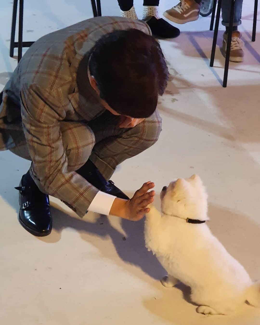 イ・サンヨプのインスタグラム：「넌 너무 귀염동이야😍」