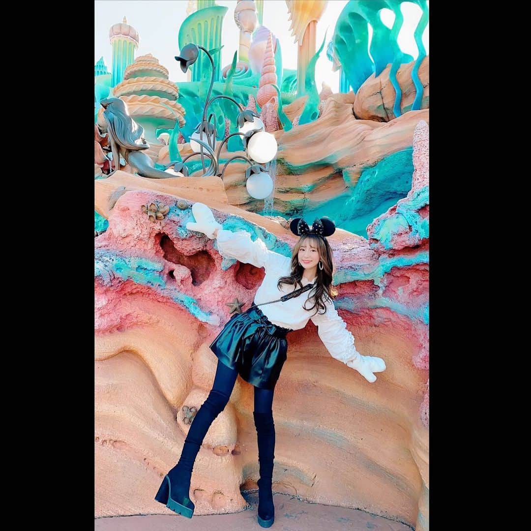 堀尾実咲のインスタグラム：「‪Mermaid Lagoon🧜‍♀️🐚‬ #disneyresort #tokyodisneysea #disneysea #disney #東京ディズニーリゾート #ディズニーリゾート #ディズニー #東京ディズニーシー #ディズニーシー #TDS #ディズニーコーデ #portrait」