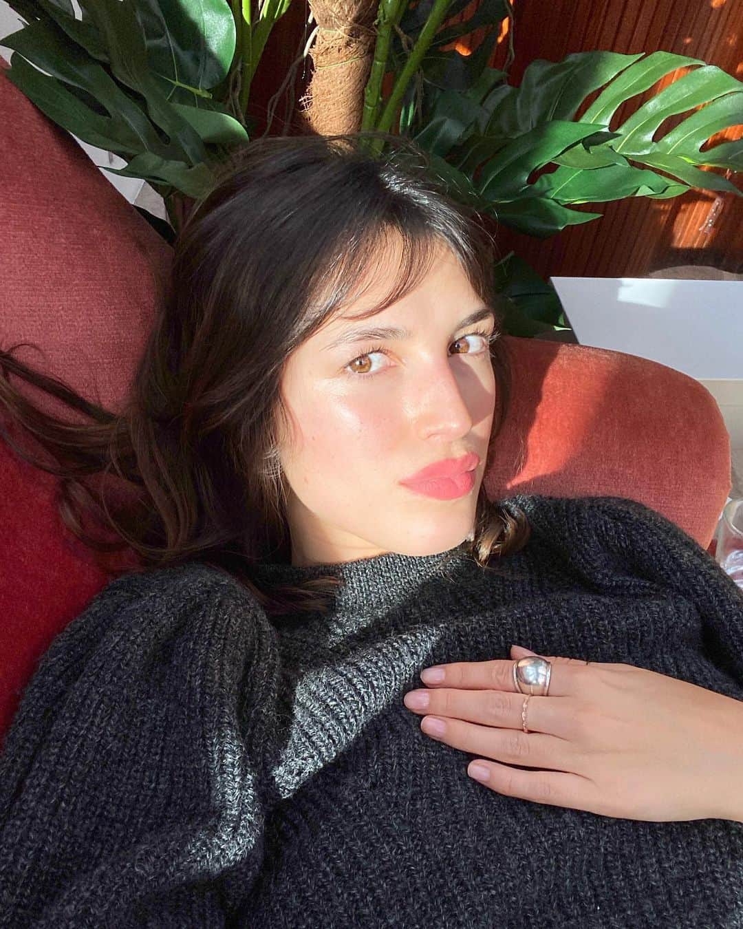 Jeanneのインスタグラム：「Sun filter 🌞 Hélène 💄」