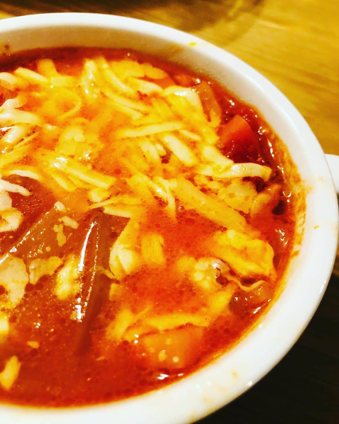 木村真野のインスタグラム：「ガーリックトマトスープ🍅🧄🍅🧄 美味しくできました👩‍🍳🙆‍♀️」