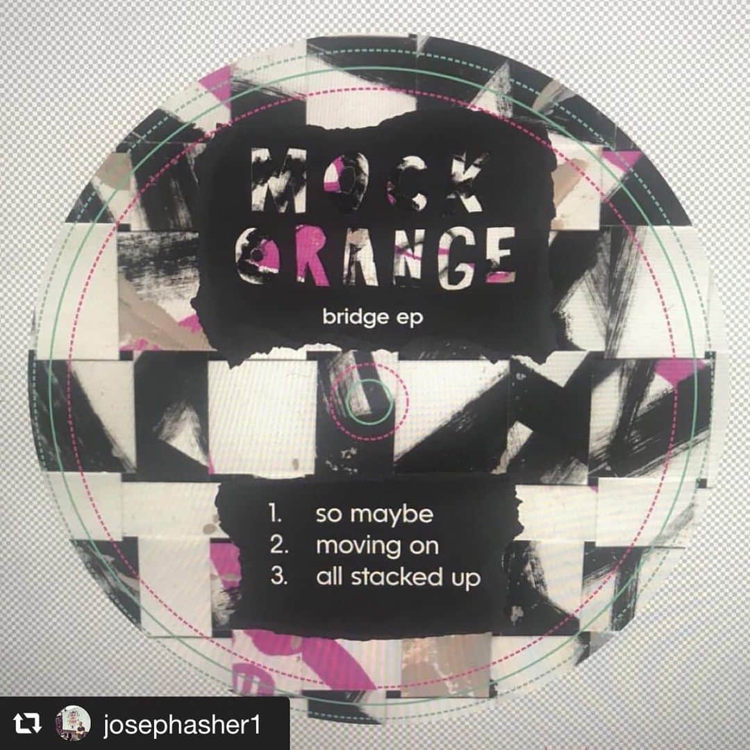 のインスタグラム：「can’t wait!!! モックの新譜ほどテンション上がるものはない。  #repost @josephasher1  #mockorange #bridgeEP #mockorange2020」
