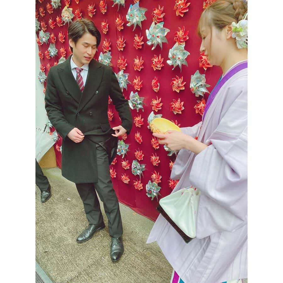 有明ゆなさんのインスタグラム写真 - (有明ゆなInstagram)「なんじゃこの写真たち？ シリーズです！笑笑 . よくわからないけど かずきとゆなの不思議な写真！ どっちが年上なのかもわからないよね？ . . . . #ありあけゆな #福真漬 #役者 #劇団ユニット #あさくさ #浅草 #着物 #着物👘 #レンタル着物 #着物レンタル #着物女子 #着物撮影」2月5日 18時40分 - ariake_yuna