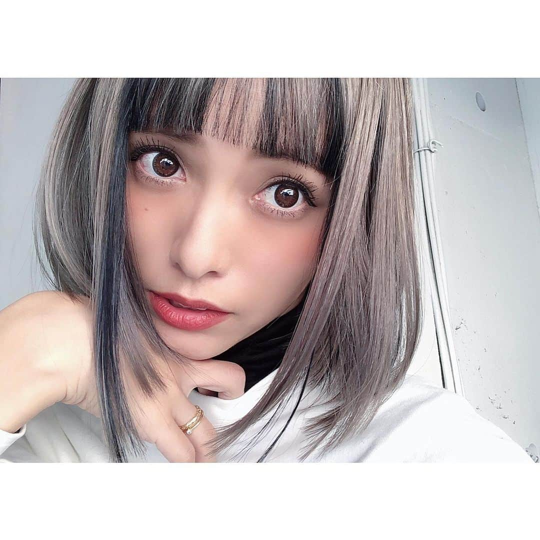 小泉梓さんのインスタグラム写真 - (小泉梓Instagram)「載せ忘れてた。  NEWヘア。  11日にまたヘアショーがあるから、長さは切らずにカラーと前髪整えてもらったよ。  前髪と顔まわりにローライトを入れてもらってるんだけど、だいぶ馴染んできてたから今回は新しく入れ直したんだ。  みんなが同じ髪にしましたってDMくれたり、美容室に見せてくれたりの情報がとても嬉しいよ、ありがとう。  詳しい内容は、 @nobuhair に聞いてみてね。  そしてストーリー見てくれてる方はわかってるかもですが、かなり久々にインフルエンザＡ型に感染し、40度を超える熱でかなり辛かった…。ワクチン打っているのに軽くなる説は人によるらしい。もう来年からはワクチンしなくていいかな、高いし。 発熱から3日後、ようやく熱も下がってきました。 DMくれたみんなありがとう。  また、お仕事でもご迷惑をかけてしまい申し訳ありませんでした。  みんなもコロナウイルスの前にインフルエンザも同じく気をつけてね。  #newhair #hair #haircolor #hairstyle #bobhaircut #ヘアカラー #ヘアスタイル #アッシュ #ローライト #前髪カット #バング #inoaカラー #ラウンド前髪 #ボブ #loreal  #kerastase」2月5日 20時03分 - azusan111