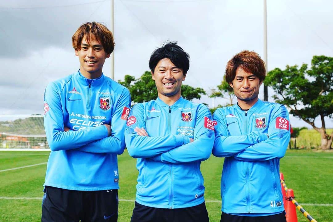 武藤雄樹のインスタグラム：「今日は少しだけど、4ヶ月ぶりにみんなと一緒に練習出来ました！ 完全復帰まであともう少し！！ #サッカーバレー優勝 #意外と体動いた #がってん」