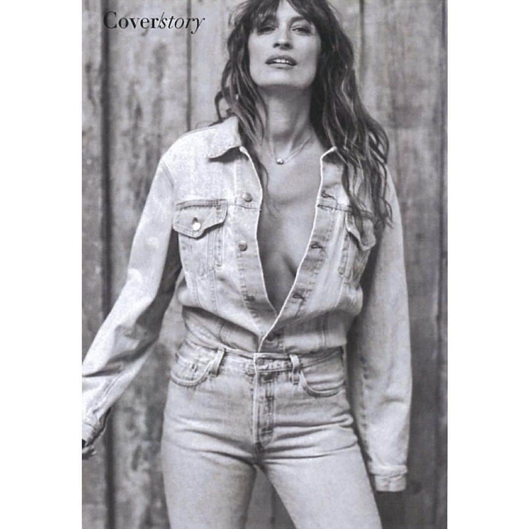カロリーヌ・ド・メグレのインスタグラム：「🇫🇷 Madame Figaro 🇫🇷 photo @lucbraquet_ style @cecile_martin makeup @ididthemakeup Hair @taan_doan manucure @brendaabrial DA @william.stoddart.figaro @delphine.perroy.mad」
