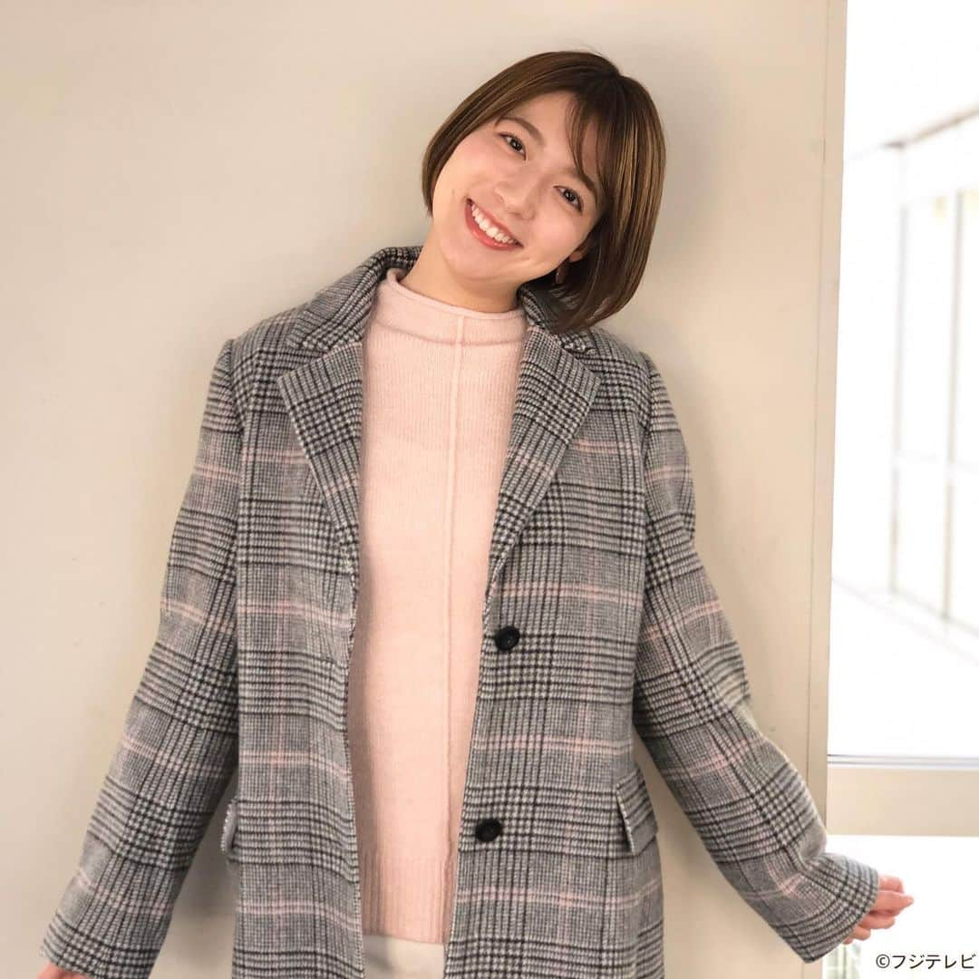 フジテレビ「めざましテレビ」さんのインスタグラム写真 - (フジテレビ「めざましテレビ」Instagram)「2月5日（水）きょう何着て行く？ ・ ファッション雑誌CanCamとコラボした お天気コーナー「きょう何着て行く？」 阿部華也子ちゃんの毎日のコーデを紹介♪ ・ 【きょうのコーデ】 コート→#Gap ２万818円 ニット→#Gap 6355円 パンツ→#N. 1万円 靴→#セヴントゥエルヴサーティ 1万9000円 イヤリング→#アネモネ 1400円 ・ 【コーデのポイント】 1枚で着映えを叶える柄コートを取り入れたコーデ🧥 端正なグレンチェックならきちんとした雰囲気も出るので ON・OFF問わず活躍してくれます🙆🏻‍♀️ チェック柄に使われているピンクをニットでも取り入れて 着こなしの統一感を高めて👀✨ ・ #めざましテレビ #きょう何着て行く？ #阿部華也子 #今日のコーデ#コーデ #CanCam #今日のファッション#ootd #きょう何着て行く？は月〜金朝6時22分ごろ放送」2月5日 23時43分 - mezamashi.tv