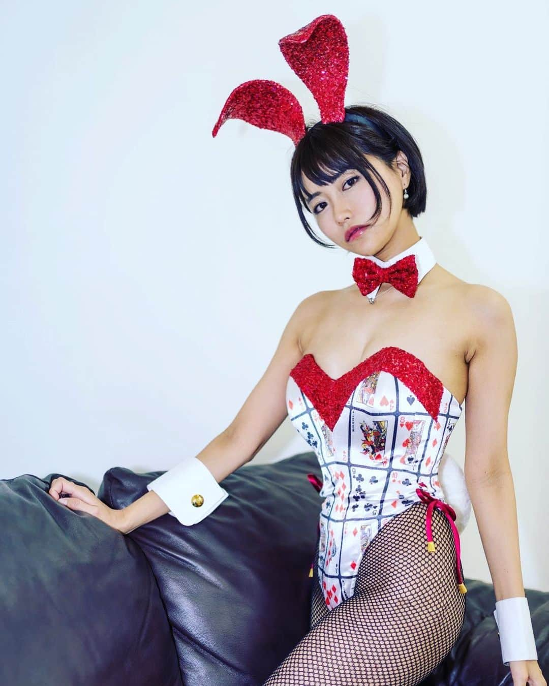 叶恵まそらさんのインスタグラム写真 - (叶恵まそらInstagram)「トランプバニー♥️♦️♠️♣️🐰 #バニーガール #アトリエダーム #ばにーちゃん  #グラビアアイドル #グラビア #アイドル #グラドル #ハイレグ #ハイレグビキニ  #網タイツ #うさみみ #うさ耳 #コスプレ #コスプレイヤー #bunnygirl  #bunnystagram  #bunnysuit #bunny #japanesegirl #Japanese #japaneseculture #guravure #sexy #cute #japanesecosplay #japanesestyle #japanesemodel #guravureidol #guravuremodel #freemodel」2月6日 2時27分 - kanaemasora