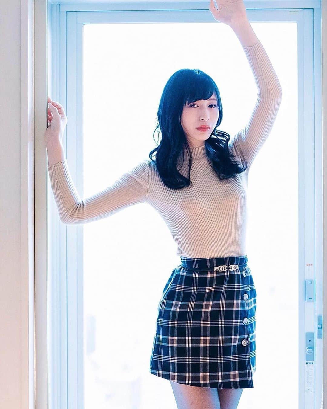 のインスタグラム：「.﻿ .﻿ ❤️ ﻿ ﻿ #cosplaysexy #japanesegirl #japanesemodel #japaneseidol #cosplaygirl  #cosplayer #followｍe #谷間 #photography #女子高生  #制服诱惑  #性感內衣 #フォロワー増やしたい  #フォロワー募集中 #팔로우  #맞팔 #소통 #맞팔해요 #소통해요 #셀카 #셀피 #셀스타그램 #性感 #自拍 #메이크 #美脚 #fashion #裏垢女子 #下着」