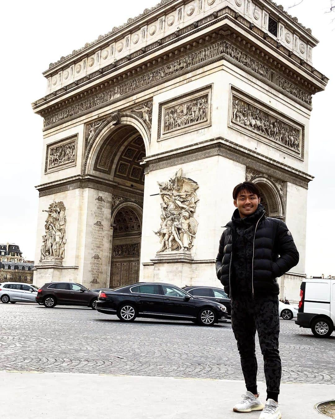 橋本壮市のインスタグラム：「#arcdetriomphe #france #paris#judoka」