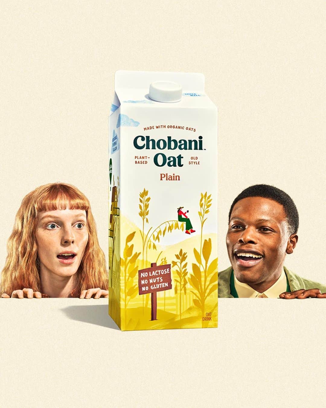 のインスタグラム：「What is Chobani Oat? It’s creamy like milk, and froths like milk. Goes great with cereal and cookies. It’s “Almost Milk.” Find it near you. 📸 @grantcornett」
