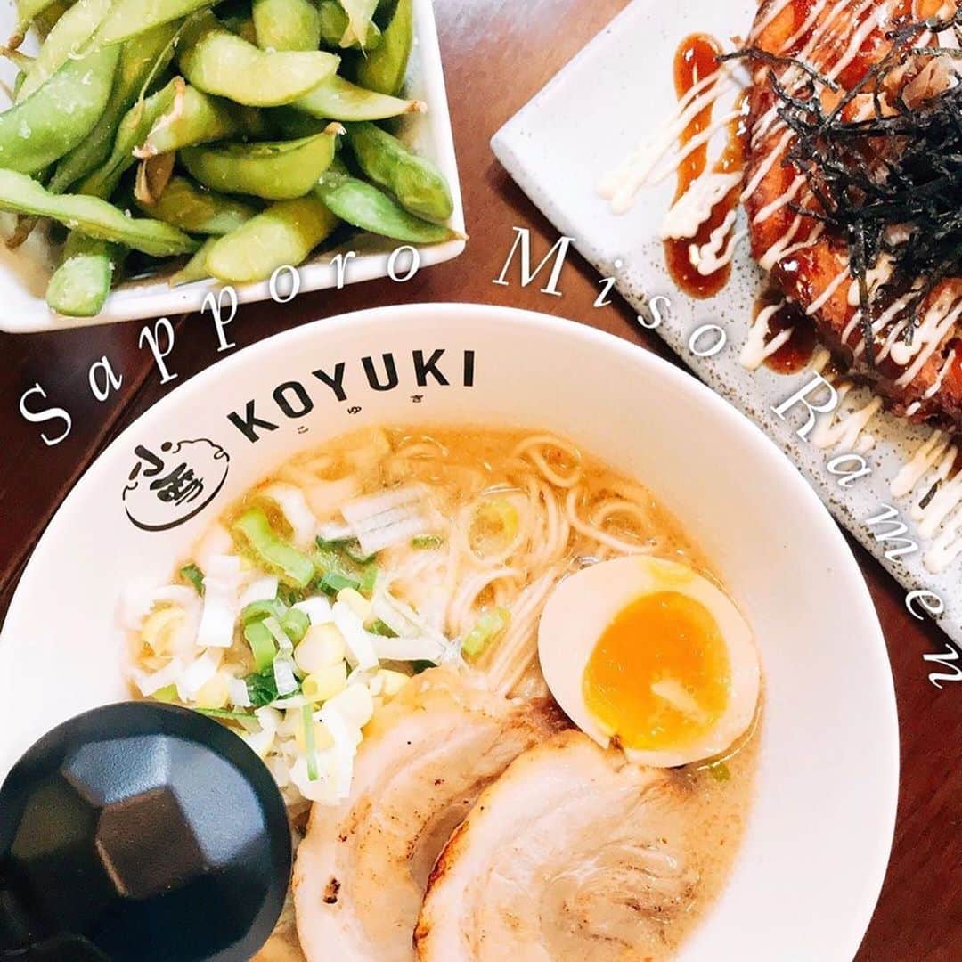 Koyukiさんのインスタグラム写真 - (KoyukiInstagram)「Posted @withregram • @babiibleuu 😍 I’m a hopeless ramen-tic 🍜 ✨TASTY GIVEAWAY ALERT✨ I’m teaming up with @koyukiramen to give TWO lucky winners a $50 gift card!! 🥳 Have your taste of flavourful Sapporo style ramen or your fill of beloved Japanese appetizers with a drink!🍺🍶 (50% off during happy hour 😉) 📸 @mikewuportraits 🖌 @babiibleuu *** ❗️ GIVEAWAY RULES ❗️ 1. Follow @babiibleuu & @koyukiramen ✨ 2. Like this post ❤️ 3. Tag a friend you want to take 👥 (Unlimited tags, but please tag a new friend each time. No celebrities & duplicate entries. Make sure your account is public.) 🌟 5 BONUS ENTRIES 🌟 For reposting this & tagging @babiibleuu on your IG STORY. 💫 GIVEAWAY ENDS 💫 February, 20, 2020 (on my birthday 😁) ❣️This giveaway is will only be available to Instagram users ❣️This giveaway is open to anyone who will be in the Vancouver, BC area ❣️ This gift card is redeemable at the Downtown, Vancouver location ❣️This is a sponsored post by @koyukiramen 🙏🏻 *** Hiya~ 👋🏻 I’m so excited to share my very first foodie collab giveaway with my friends!! 😊 ⠀⠀⠀⠀⠀⠀⠀⠀⠀⠀⠀⠀ I really enjoyed my first taste of Sapporo ramen 🍜 ⠀⠀⠀⠀⠀⠀⠀⠀⠀⠀⠀⠀ Sapporo style ramen originating from the island of Hokkaido boasts a rich chicken & pork bone broth that is further heightened with a red miso paste flavour.  If you’re a fan of the buttery corn taste, I’d suggest their No. 1 recommended Butter & Corn Miso Ramen 🌽🧈 The original Miso Ramen hit the spot for me on the rainy day I visited & is paired so well with the tasty gyoza 🥟  I especially enjoyed the selection of the many side dishes available at their shop. The Japanese okinomiyaki savoury pancake was soo good! 🥞  I don’t drink, but I can see someone who would enjoy classic Japanese favourites with a nice cold Sapporo beer 🍺  I ordered salted edamame (they have garlic salt too) cause I wanted some green in my photos & also need to eat my vegetables! 🥗 ⠀⠀⠀⠀⠀⠀⠀⠀⠀⠀⠀⠀ Shoutout to @panda.dlights senpai for your drool worthy food photography & for inspiring me 🐼 ⠀⠀⠀⠀⠀⠀⠀⠀⠀⠀⠀⠀ Props to @mikewuportraits for being so patient with me taking photos while I do my thing even though you were hungry!! 🤪  Stay tuned for an IGTV video」2月6日 15時50分 - koyukikitchen