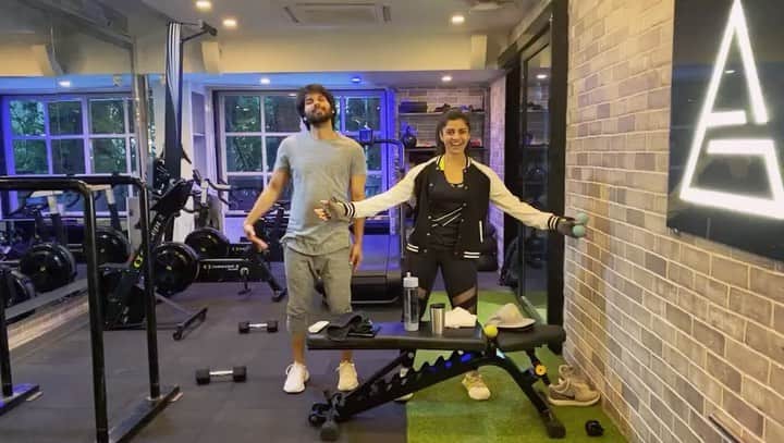 シャーヒド・カプールのインスタグラム：「Aaj ka workout.」