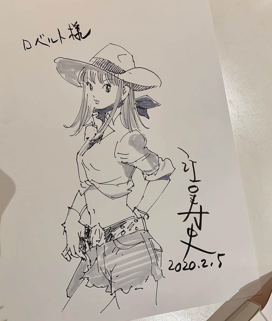 江口寿史のインスタグラム：「本日の無茶ぶりリクエスト。」