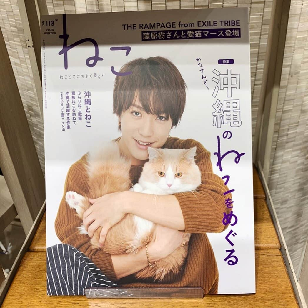 ねこさんのインスタグラム写真 - (ねこInstagram)「雑誌「ねこ 113号」も置いてます😌📚ふふ💕藤原樹さんと愛猫マースの表紙が目印だよぅ〜😎🤟🏻 #neko_magazine #NEKONOBA #ねこマガジン #ネコノバ #ねこ #猫 #cat #catstagram #cat #ネコフェス #ヒカリエ  #shibuya #渋谷 #渋谷ヒカリエ #mmts #マミタス #バレンタイン #valentine #藤原樹 #therampage #ランペファンと繋がりたい」2月6日 10時38分 - neko_magazine