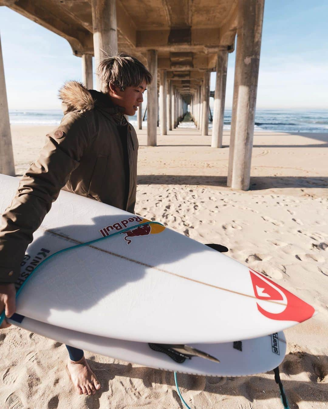 五十嵐カノアさんのインスタグラム写真 - (五十嵐カノアInstagram)「Feels so good to be back home 🥵 missed the pier.」2月6日 13時39分 - kanoaigarashi