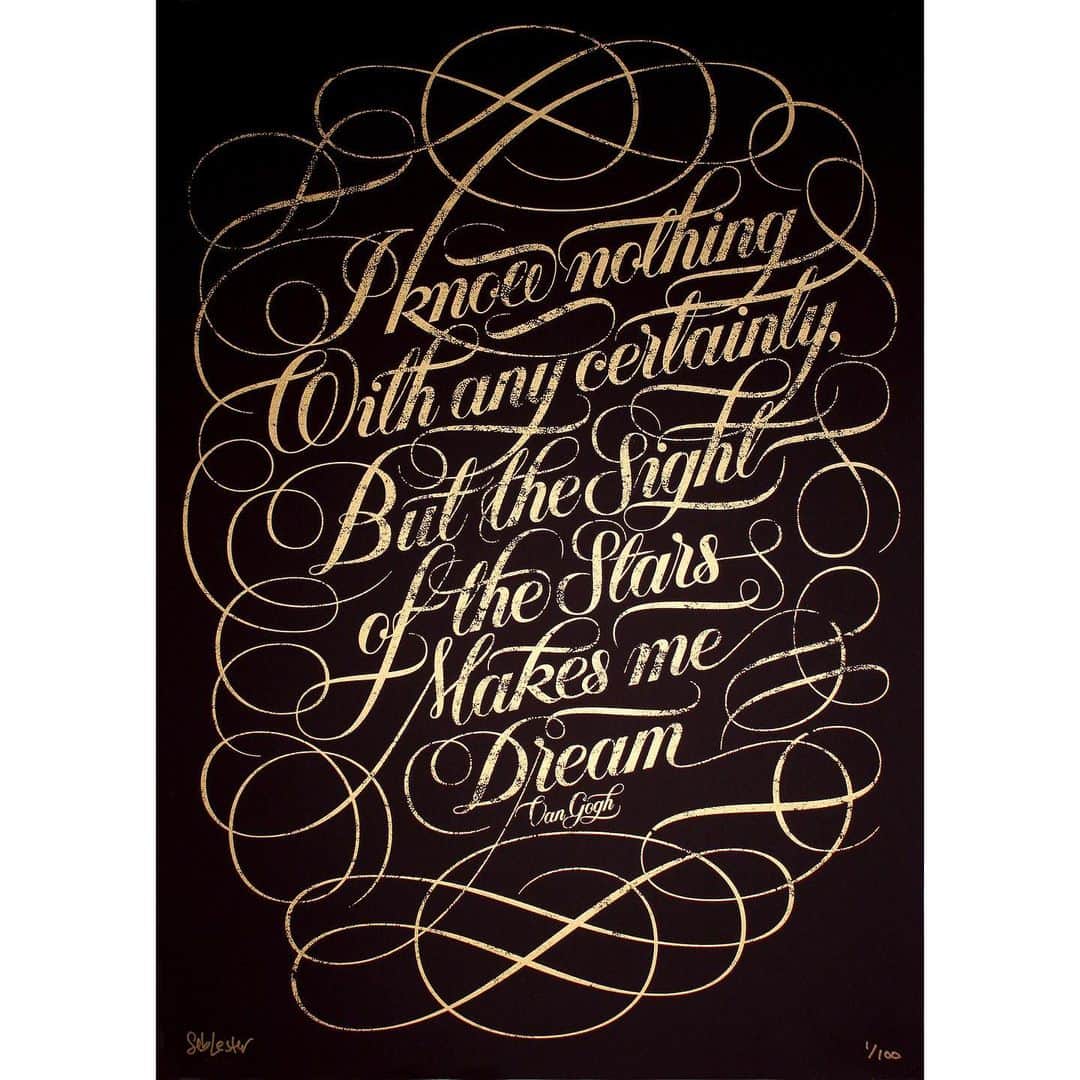 Seb Lesterのインスタグラム：「Hi all, I am making the remaining 4 long sold out limited edition prints I have available to buy this evening in my online store from 10pm tonight GMT (5pm EST, 2pm PST). Includes ‘Stars’ (the original metallic gold colourway from 2010), ‘Cloths of Heaven’ (2014) and ‘Shaped' (2017). Link in profile, or check seblester.com/shop at 10pm GMT when they’ll be up online.」
