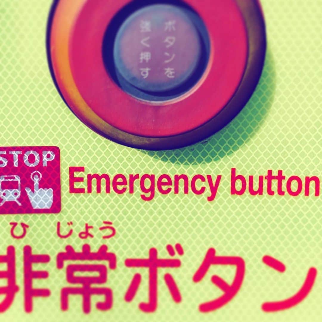 中野敬久さんのインスタグラム写真 - (中野敬久Instagram)「#非常ボタン #押すなよー押すなよー #emergency #button」2月7日 2時15分 - hirohisanakano