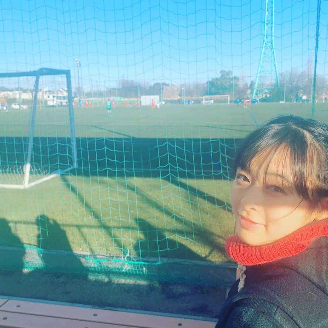 森七菜さんのインスタグラム写真 - (森七菜Instagram)「日本高校サッカー選抜の練習試合を観戦へ⚽️ #高校サッカー #選手の皆さんにもお会いしました！#明後日は…NEXT GENERATION MATCH #ぜひ一緒に応援しましょう‼️」2月6日 19時38分 - morinana_official