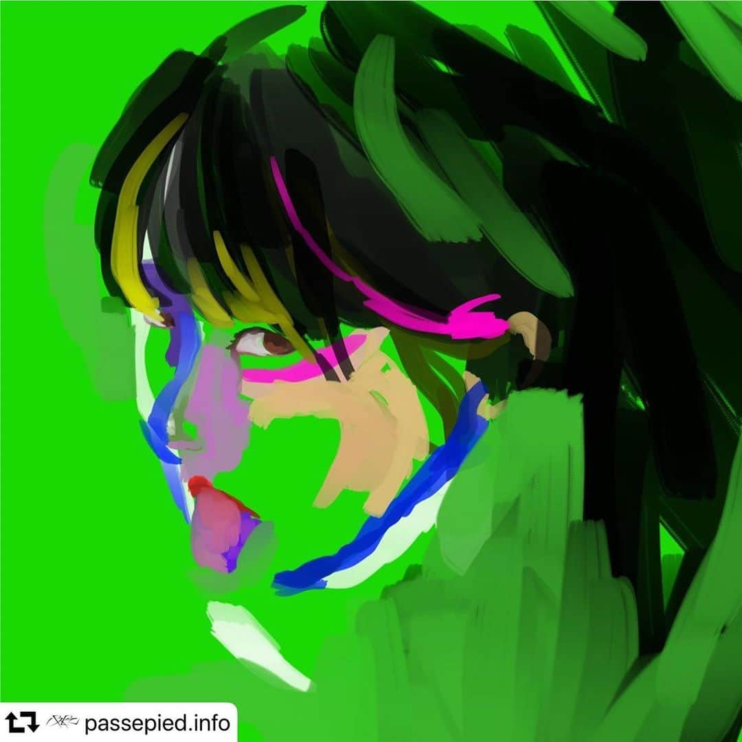 大胡田なつきさんのインスタグラム写真 - (大胡田なつきInstagram)「新作よ！ #e #illustration #大胡田N  #repost @passepied.info ・・・ ‪digital single「まだら」‬本日リリース！ ‪MBS ドラマ特区「ホームルーム」エンディング主題歌‬ ‪NEHAN RECORDS‬  詳しくはHPにて△」2月6日 19時42分 - ogdnnn