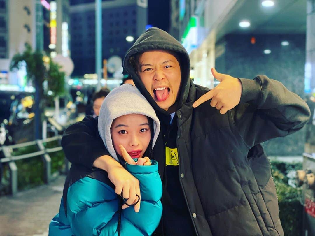 花田優一のインスタグラム：「.﻿ ﻿ シャンちゃんラジオに来てくれました！﻿ 明日配信、聞いてください😊﻿ ﻿ #シャンユー #花田優一 #youtuberadio #xiangyu #花田優一のナマイキですみません」