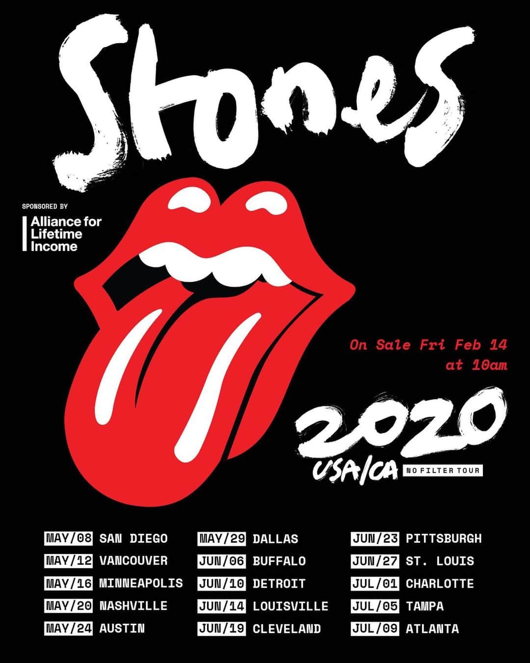 ミック・ジャガーさんのインスタグラム写真 - (ミック・ジャガーInstagram)「Looking forward to seeing you all at a show! rollingstones.com/tour #StonesNoFilter」2月6日 21時41分 - mickjagger