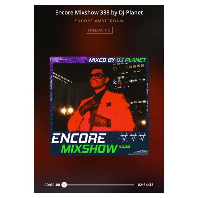 DJPLANET_JPのインスタグラム：「🎧🎧🎧. 今週土曜日にDJする ENCORE @encoreamsterdam  のMIXSHOWに 自分のNEW MIXがアップされているので時間のある時にでも聴いてくださーい🙇🏻 . 下記のURLをコピペしてもらえれば ページに飛べると思います🙏 . https://www.mixcloud.com/EncoreAmsterdam/encore-mixshow-338-by-dj-planet/」