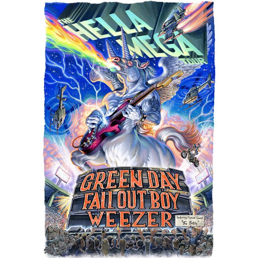 フォール・アウト・ボーイのインスタグラム：「see you in november w/ @GreenDay & @Weezer australia + new zealand ✌️ . Nov 8 - Perth, AU @ HBF Park Nov 11 - Melbourne, AU @ Marvel Stadium Nov 14 - Sydney, AU @ Bankwest Stadium Nov 17 - Brisbane, AU @ Suncorp Stadium Nov 20 - Dunedin, NZ @ Forsyth Barr Stadium Nov 22 - Auckland, NZ @ MT Smart Stadium . mailing list pre-sale starts feb 10 @ 9am local - go sign up on falloutboy.com. General on sale starts feb 14 at 11am local. $1 from every ticket sold to @nswrfs & @cfavic to support bushfire relief 🙏」