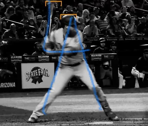 ジャスティン・ターナーさんのインスタグラム写真 - (ジャスティン・ターナーInstagram)「Hitting is all about lines and angles so I had @lattadoug and @hyatt_craig do a deep break down of my swing to show my followers. This is what he came up with #LA @dodgers #2020」2月7日 0時54分 - redturn2