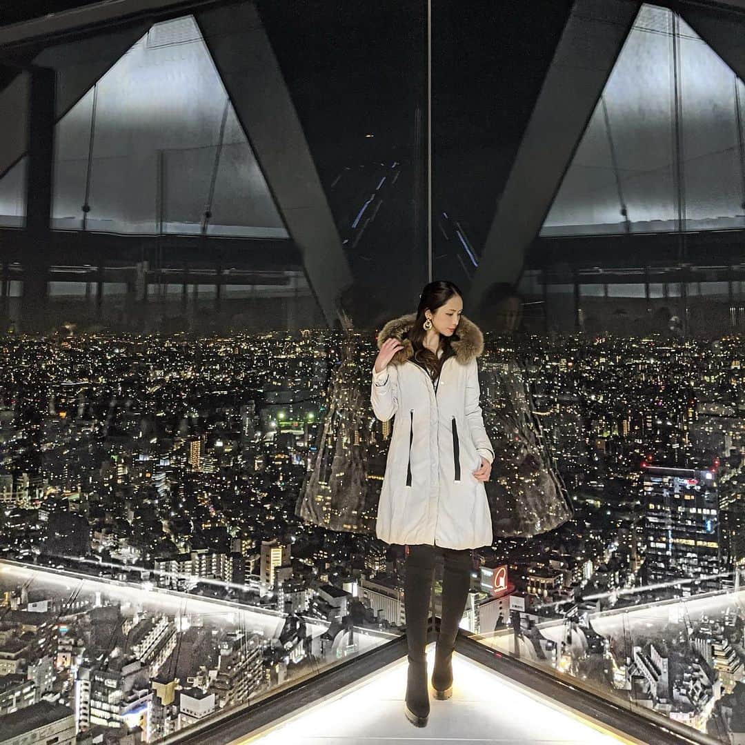 のインスタグラム：「#shibuyasky #nightview #shibuya #tokyo #japan #ootd #duras」
