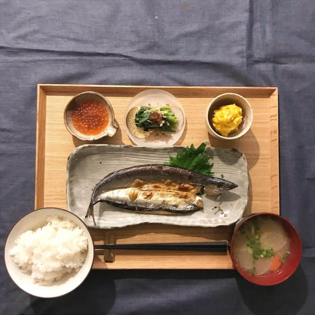 柏木作夢さんのインスタグラム写真 - (柏木作夢Instagram)「先日の #nagimeshi 秋刀魚の開き🐟  #dinner#秋刀魚#おうちごはん #foodporn」2月7日 9時09分 - samukashiwagi