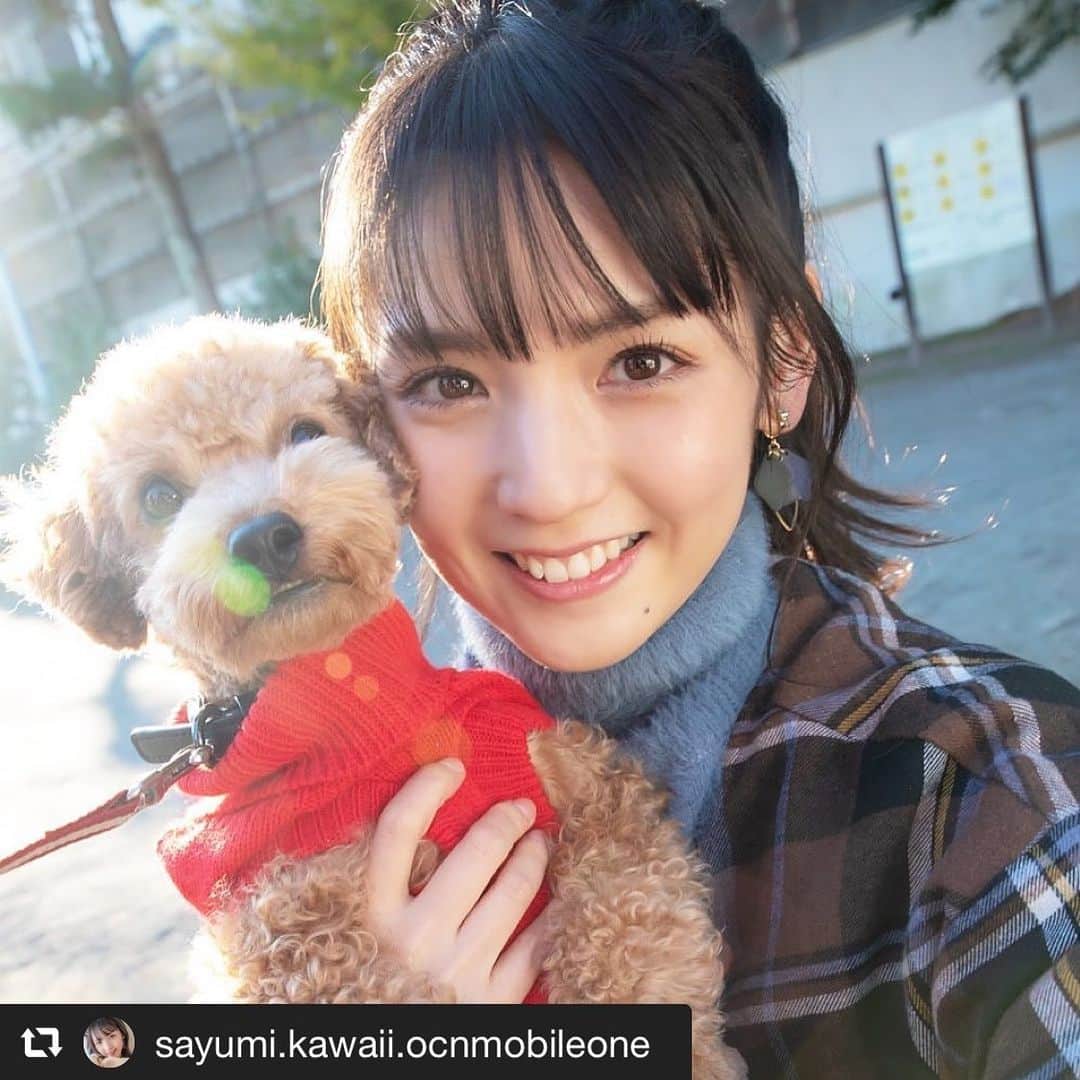 GRLさんのインスタグラム写真 - (GRLInstagram)「#repost @sayumi.kawaii.ocnmobileone via @PhotoAroundApp  OCN モバイル ワン!!! ▼✨ 詳細はこちら✨ ▼ @sayumi.kawaii.ocnmobileone  #OCNモバイルONE #いいスマホ #いいスマホに乗りかえよっ #道重さゆみ　 #16週間 #ずっと #かわいい #リアルな日常 #5週目 #わんこ #子犬 ・・・ #GRL #グレイル」2月7日 9時35分 - grl_official