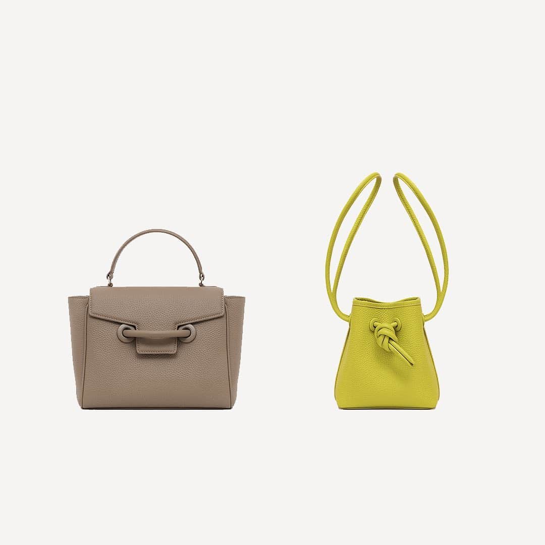 のインスタグラム：「Ever, Taupe & Bond Mini Mini, Citron  #vasic #ss20 #ever #ivory #black #taupe #handbag #shoulderbag #2waybag  #bondminimini #citron #newitems #vasicnews」