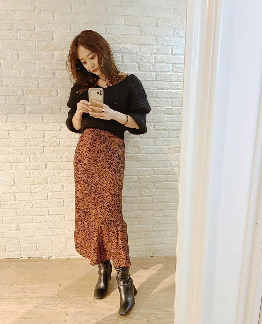 難波礼華のインスタグラム：「🐆🐆🐆 レオパードマーメイドかわええ🤎 @jouetie_official  髪の毛やっと伸びてきた🥰」