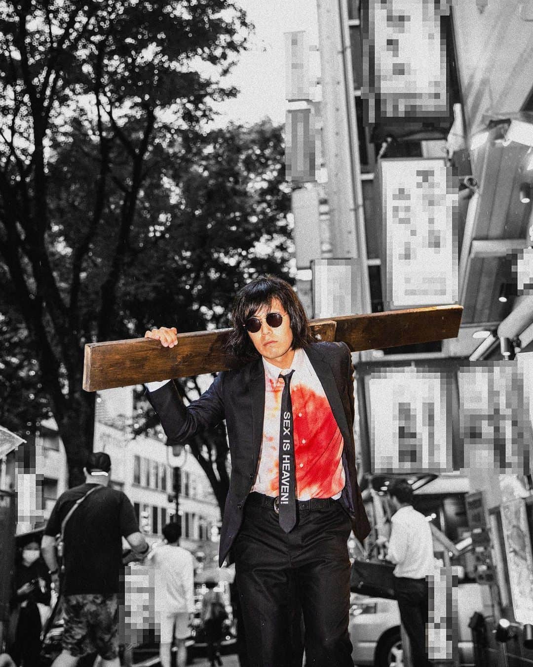 松永天馬さんのインスタグラム写真 - (松永天馬Instagram)「自分を背負って町に出ろ  #松永天馬 #アーバンギャルド」2月7日 14時55分 - urbangarde