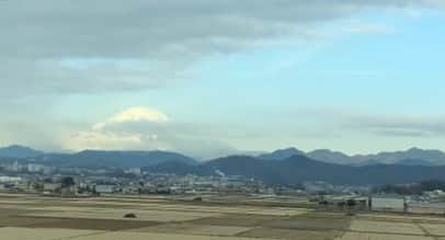 馬場典子さんのインスタグラム写真 - (馬場典子Instagram)「今日は神奈川側からでないと見えない気がしました。 ビンゴでした #富士山」2月7日 17時01分 - baba_channel