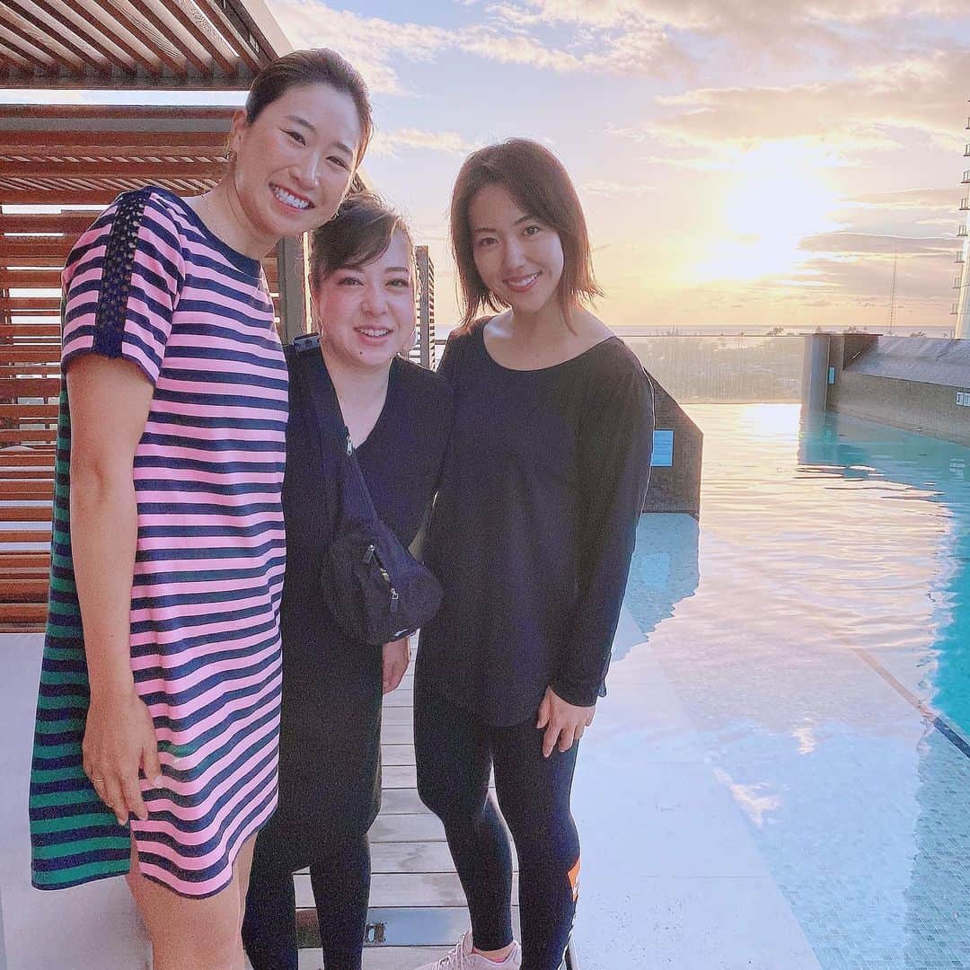 笠りつ子のインスタグラム：「素晴らしい環境の中で 素敵な人達と 練習、トレーニング、食事、睡眠 ができた事に感謝しています。  そして、いつも温かいメッセージを送ってくれて有難うございます😌」