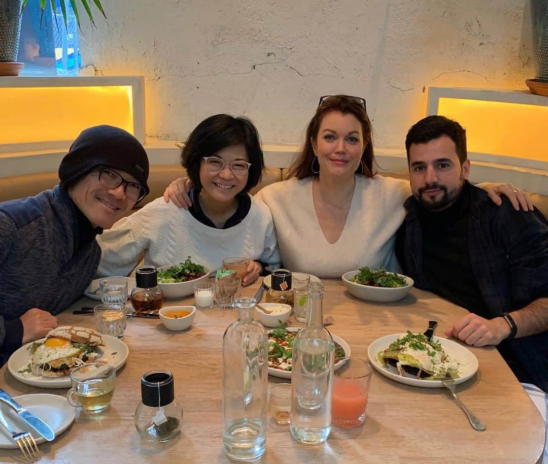 ケイコ・アジェナさんのインスタグラム写真 - (ケイコ・アジェナInstagram)「LOVE THESE PEOPLE. 💕 @shinkawasaki @bellamyyoung @pedrosegundoofficial  #prodigalson weekends」2月7日 23時20分 - keikoagena