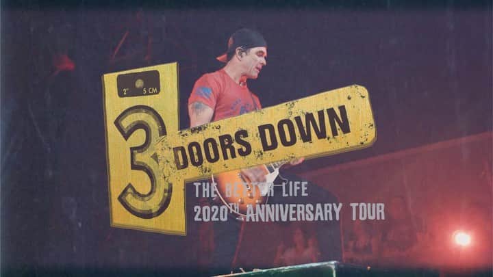 3 Doors Downのインスタグラム：「Tickets to The Better Life 2020th Anniversary Tour in Europe are on-sale now. Get them now at the link in our bio. #TheBetterLife2020」